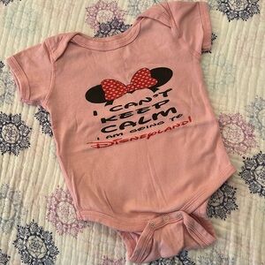 Disney I can’t keep calm I am going to Disneyland! Size 18 month onesie.